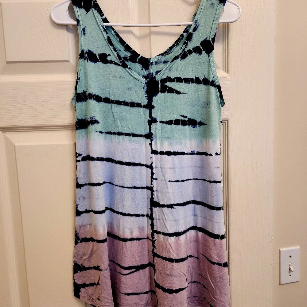 Tryst tie dye tank top